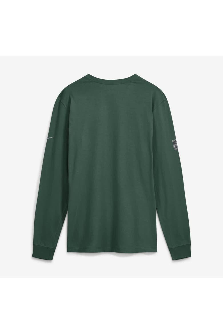 Men's Nike Green Green Bay Packers Sideline Bold Arch Star Dri-FIT Long Sleeve T-Shirt, Alternate, color, Green