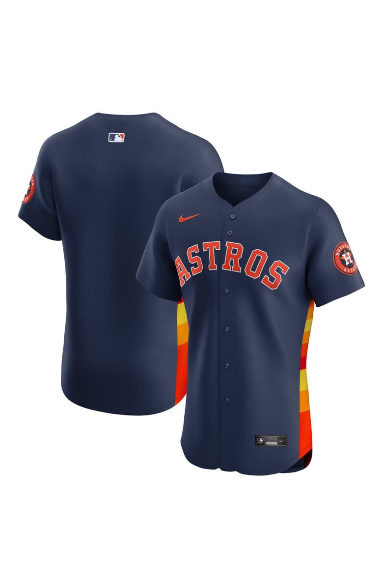 Nike Men's Nike Navy Houston Astros Alternate 2 Elite Jersey, Alternate, color, Navy