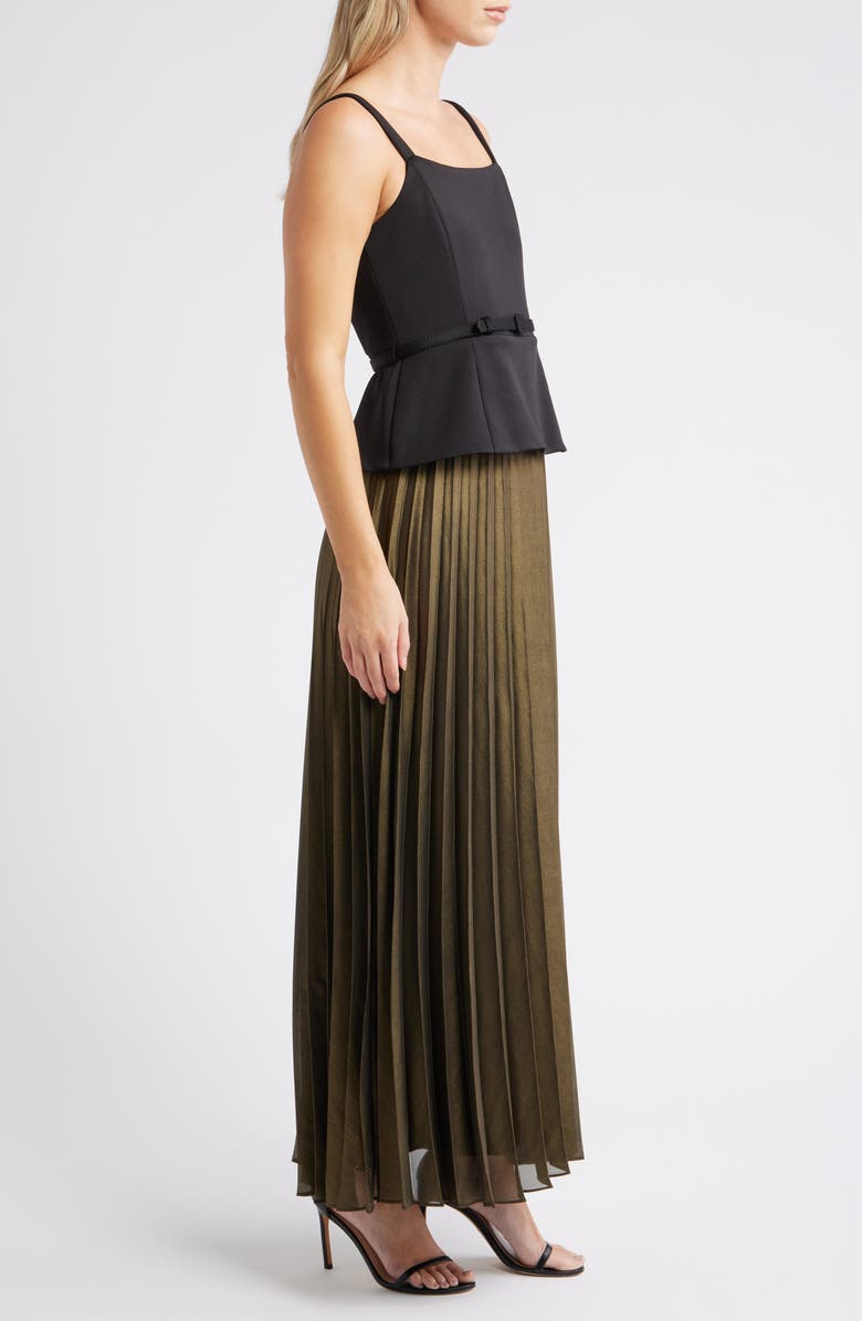 Julia Jordan Mixed Media Dress, Alternate, color, Black Multi