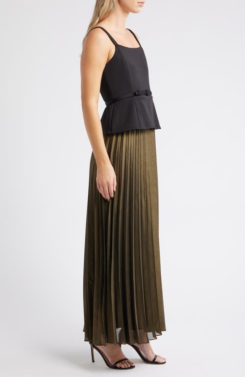 Julia Jordan Mixed Media Dress In Black