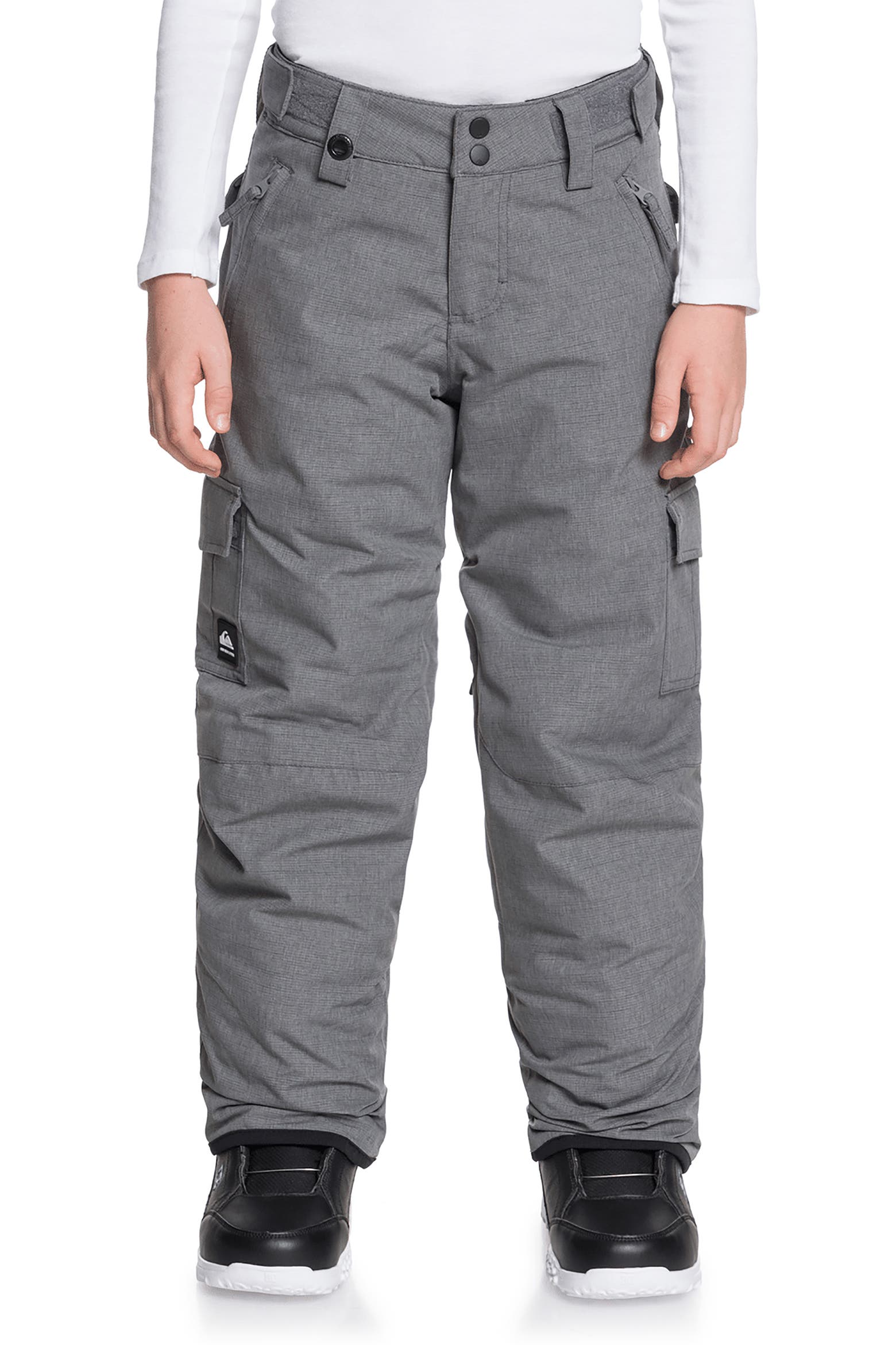 Snow Falling Loop Quiksilver Kids' Porter Waterproof Cargo Snow Pants (Men) | Nordstromrack