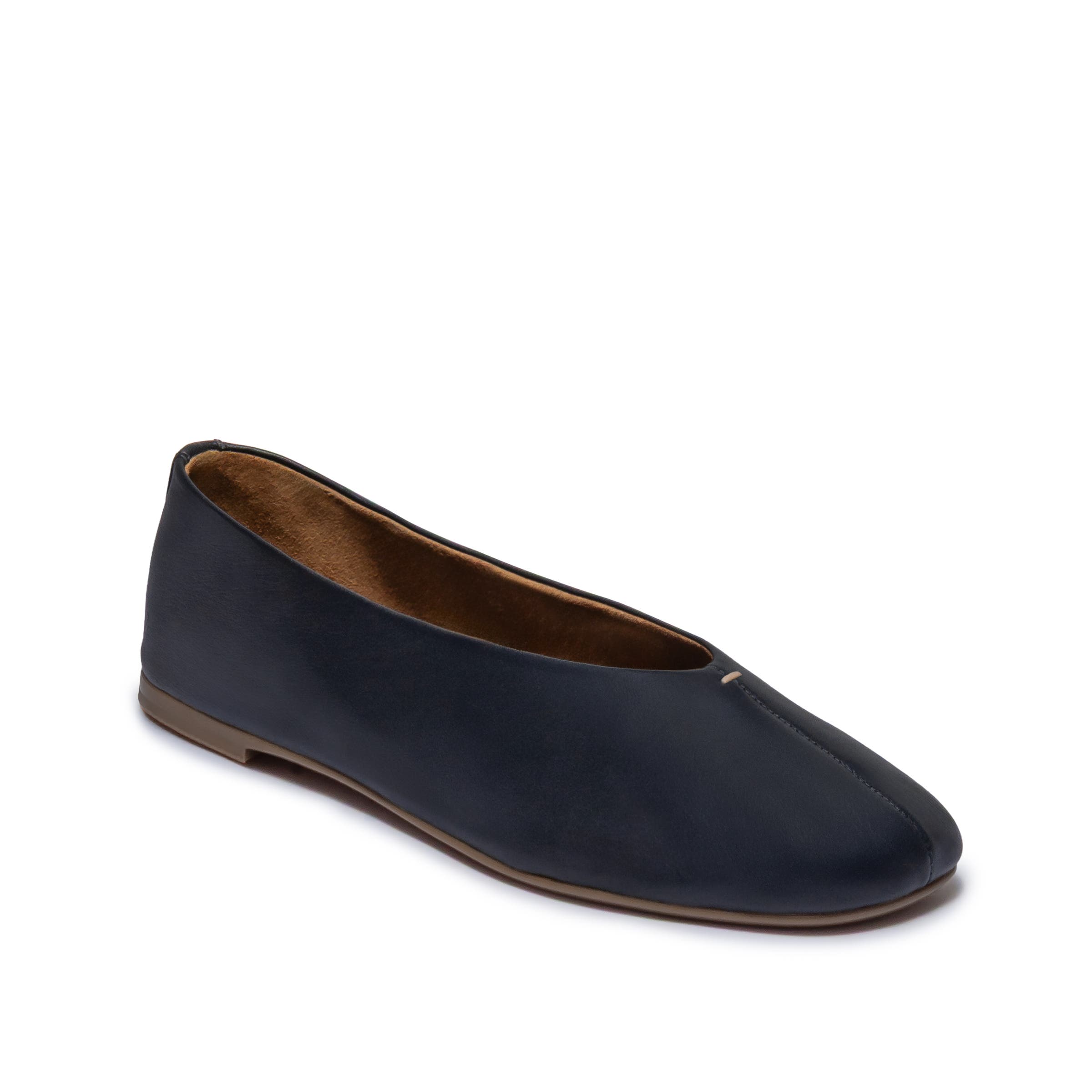 Meredith Ballet Flat, Alternate, color, NAVY