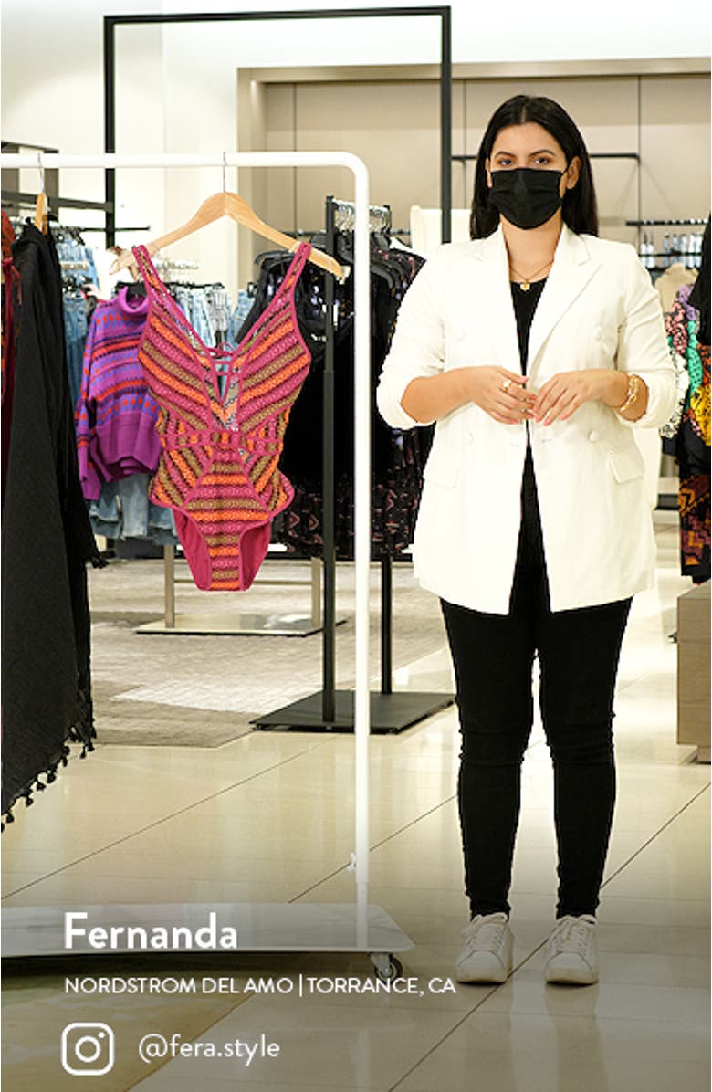 Driftwoold Crochet One-Piece Swimsuit, sales video thumbnail