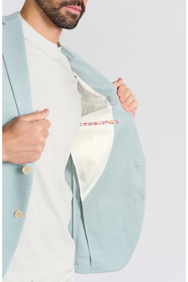 Green Knit Blazer, Alternate, color, GREEN