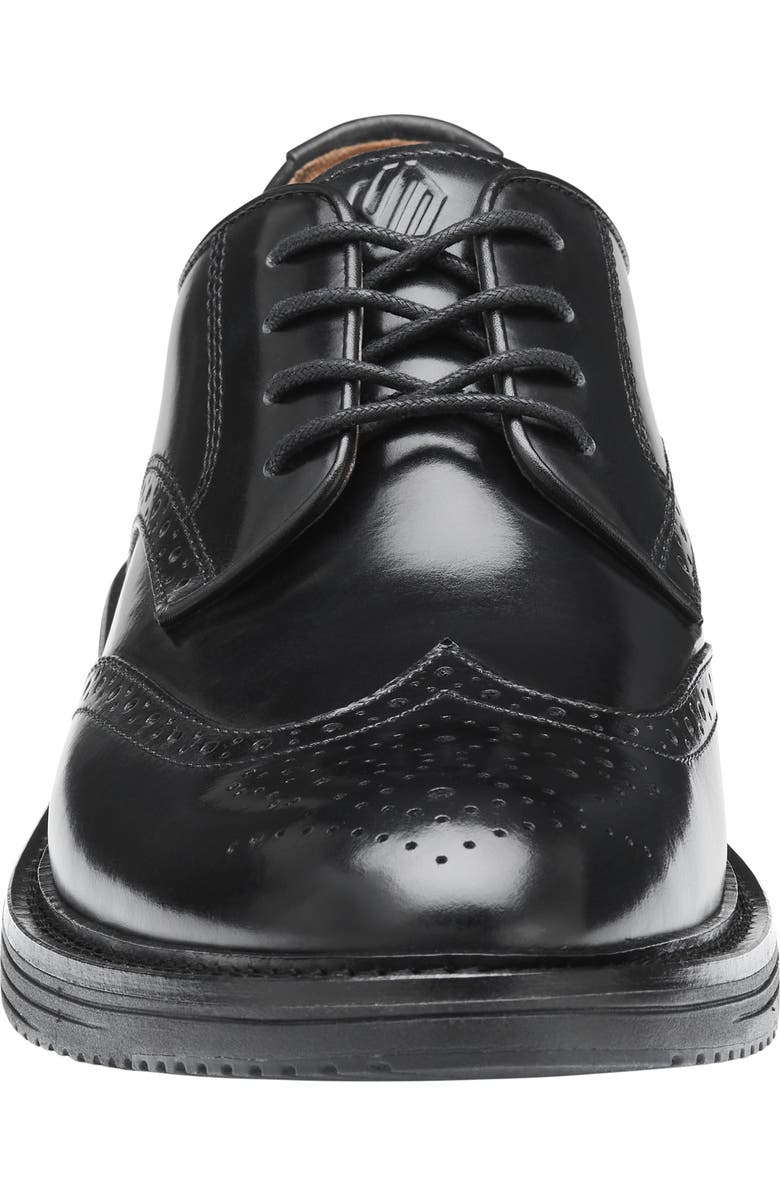 Johnston & Murphy Upton Wingtip Derby, Alternate, color, Black/ Black Full Grain