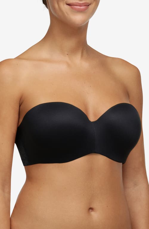Chantelle Lingerie Norah Padded Strapless Underwire Bra in Black at Nordstrom, Size 30G