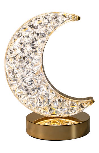 Shop Innovibe Crystal Crescent Moon Lamp