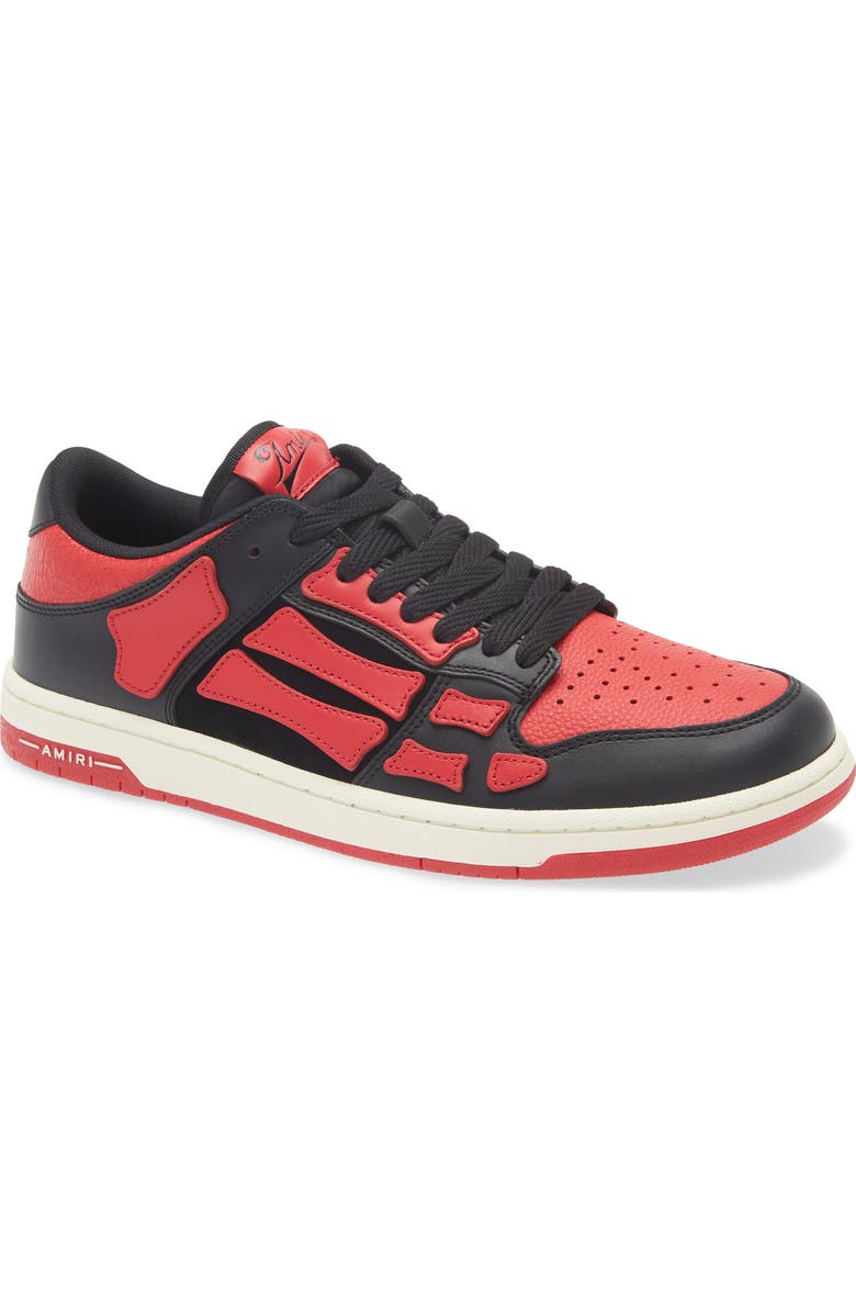 AMIRI Skeleton Low Top Sneaker, Main, color, Varsity Red