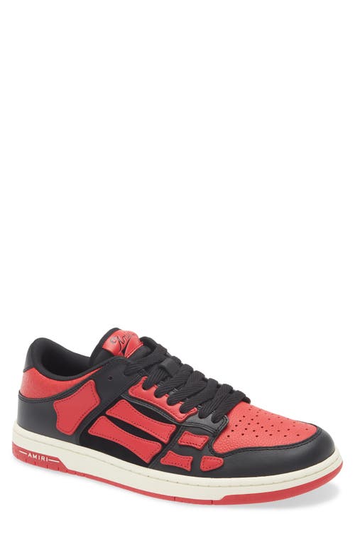 Shop Amiri Skeleton Low Top Sneaker In Varsity Red