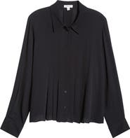 Nordstrom Tux Pleated Button-Up Shirt