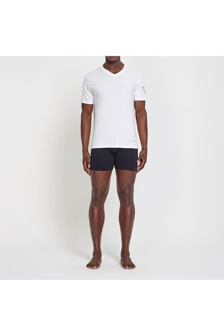 V-Neck Undershirts 4 Pack, Alternate, color, White