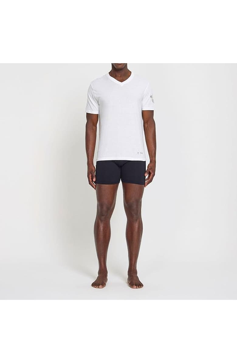 True Religion V-Neck Undershirts 4 Pack, Alternate, color, White