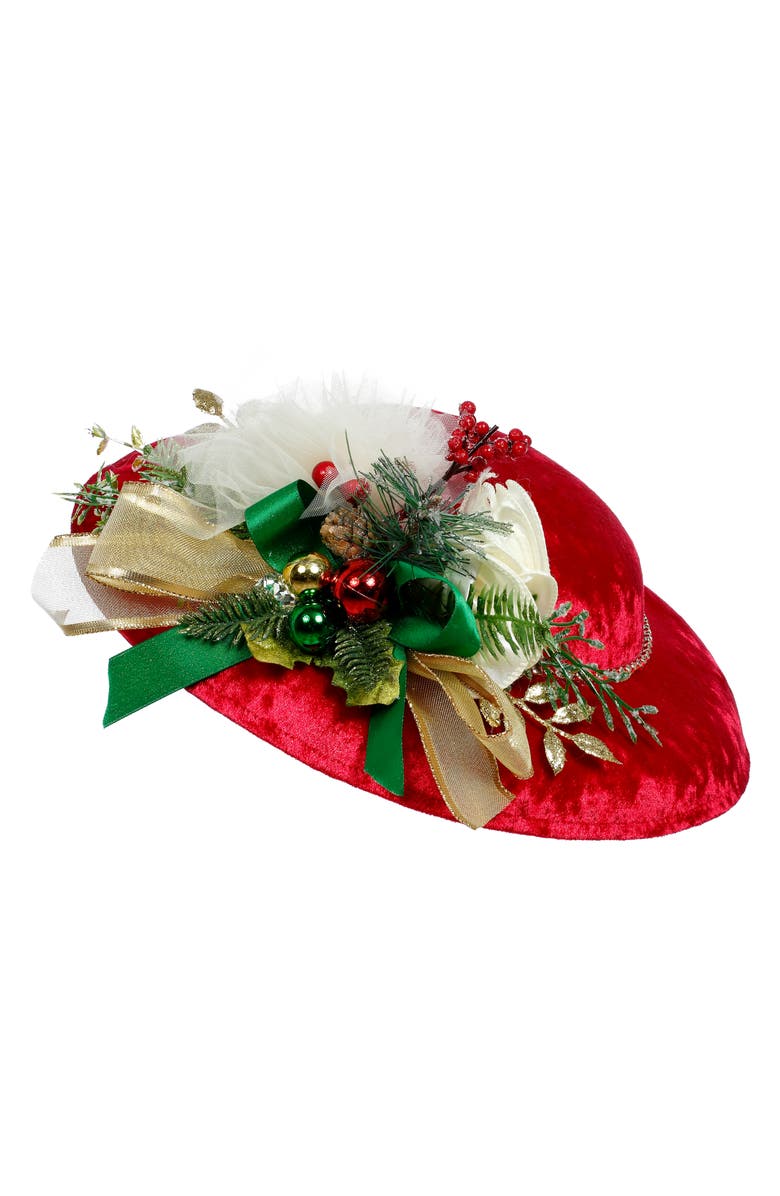 Mark Roberts Hat Ornament, Red, Main, color, Red