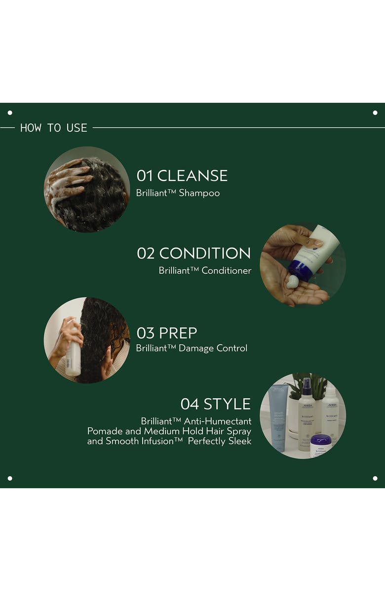 Aveda brilliant<sup>™</sup> Shine Boosting Shampoo, Alternate, color, 