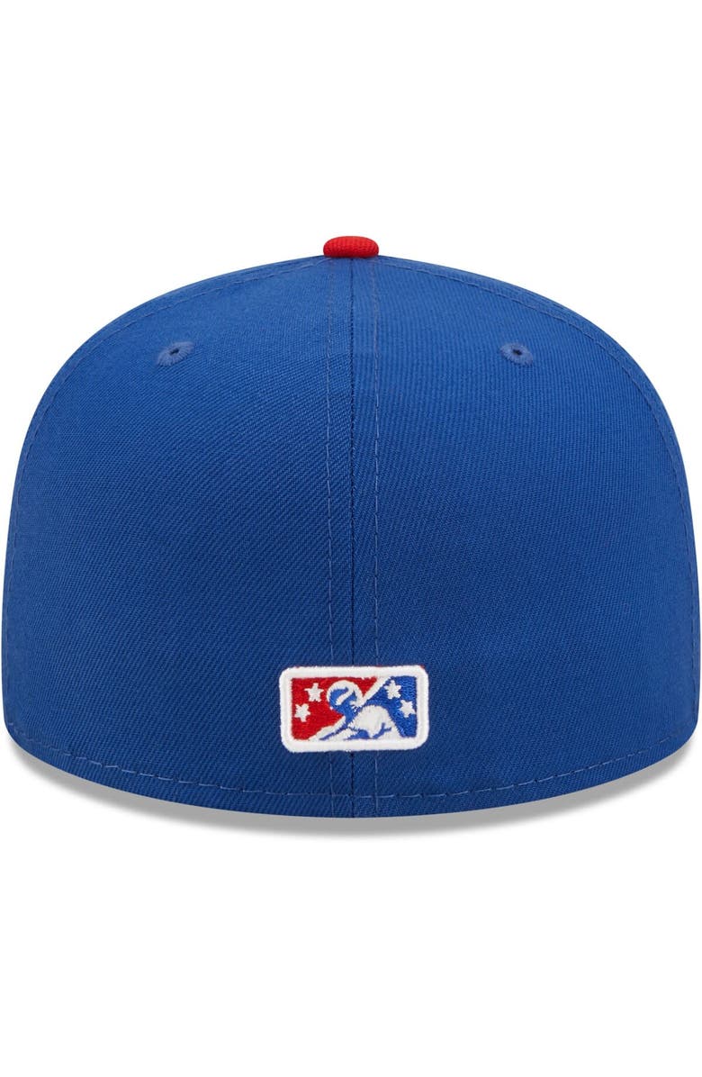 New Era Men's New Era Blue Nashville Sounds Authentic Collection Team Alternate 59FIFTY Fitted Hat, Alternate, color, Blue
