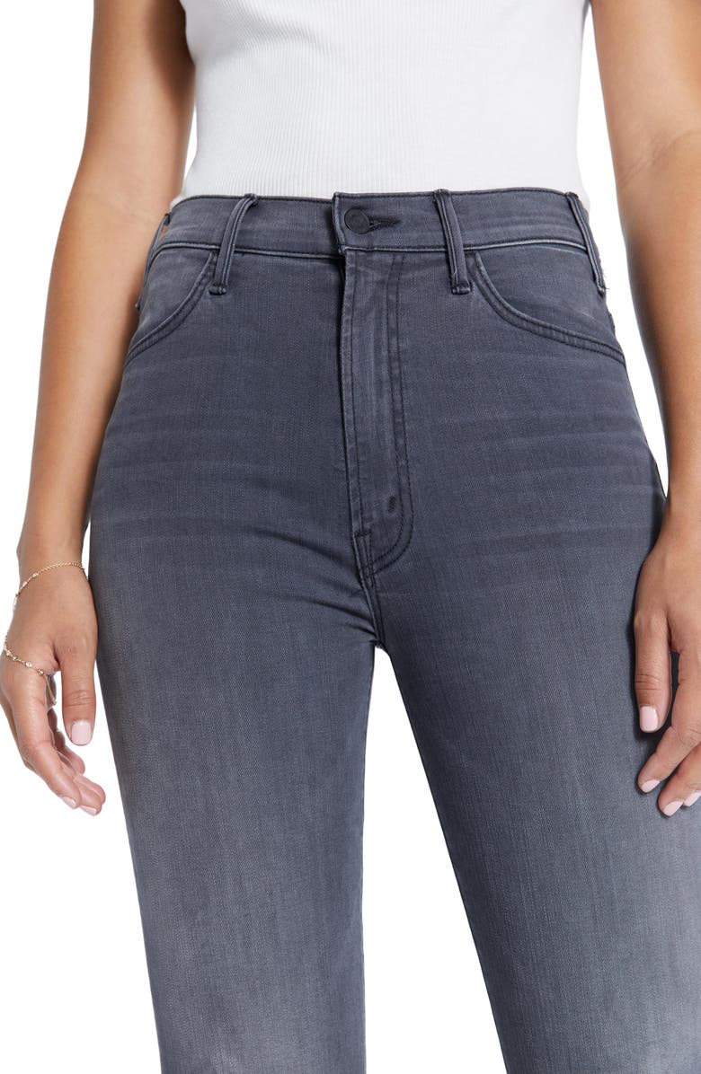 MOTHER The Hustler High Waist Ankle Fray Jeans, Alternate, color, 