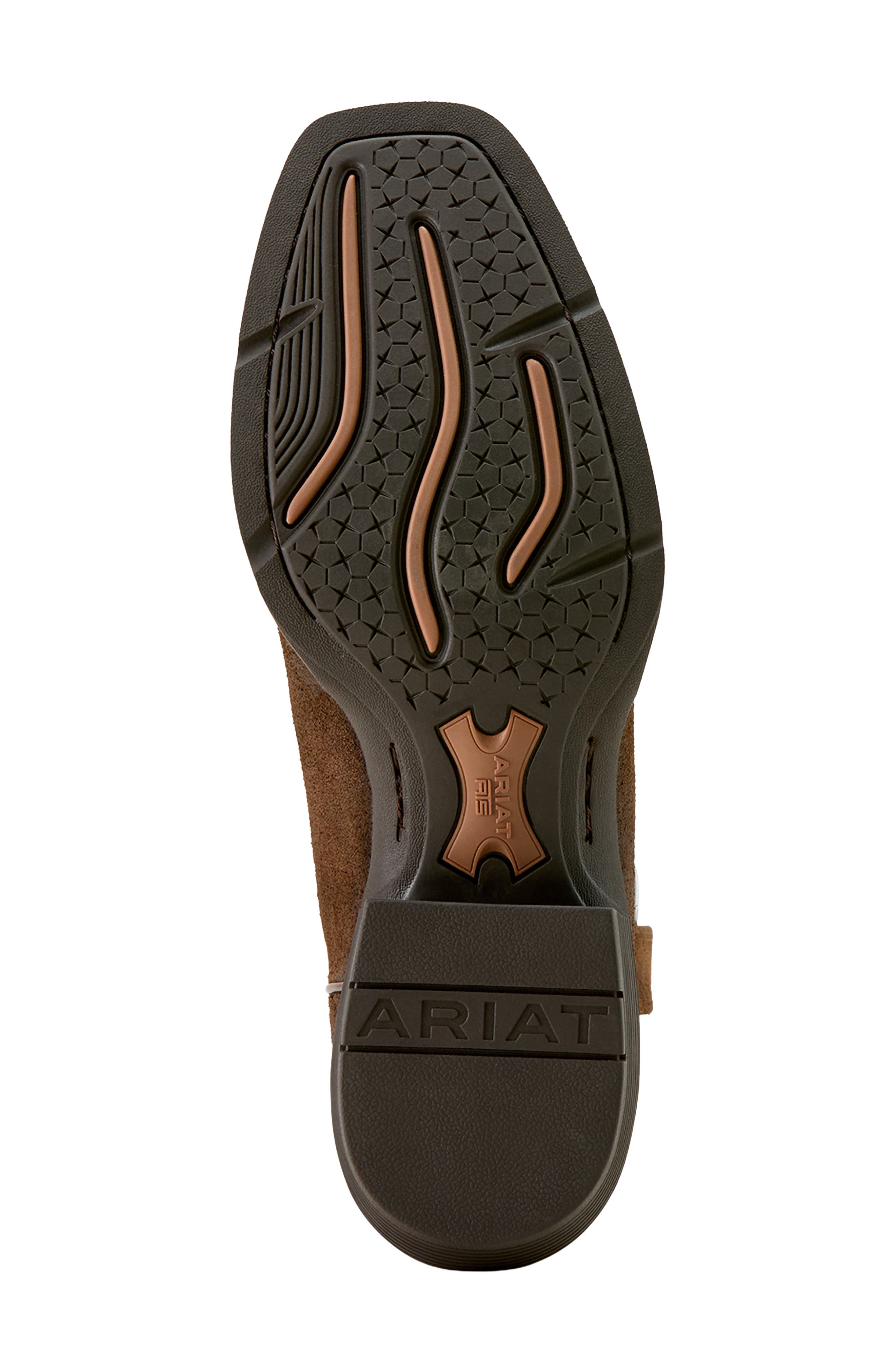 Sport Narrow Cutter Toe Leather Western Boot, Alternate, color, BROWN