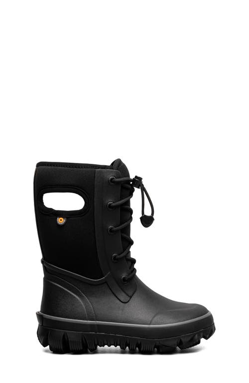Bogs Kids' Arcata Ii Lace Up Waterproof Boot In Black