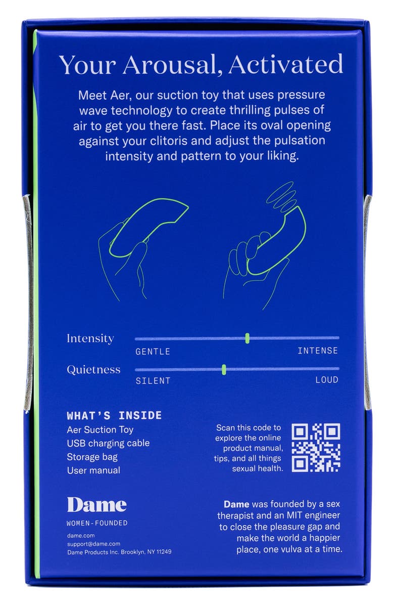 Dame Products Aer Suction Vibrator, Alternate, color,