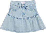 YMI Kids' Ruffle Denim Skirt
