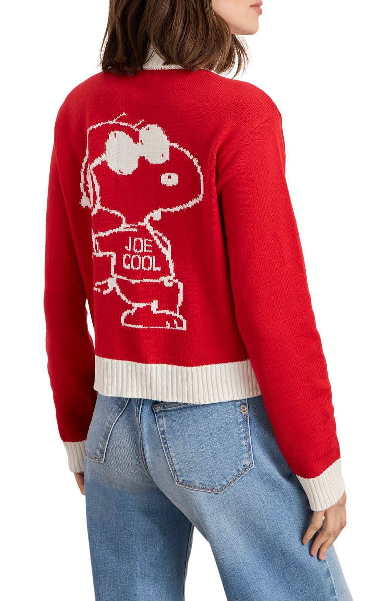 Sanctuary Joe Cool Zip Sweater, Alternate, color, Cherry Lacquer Red