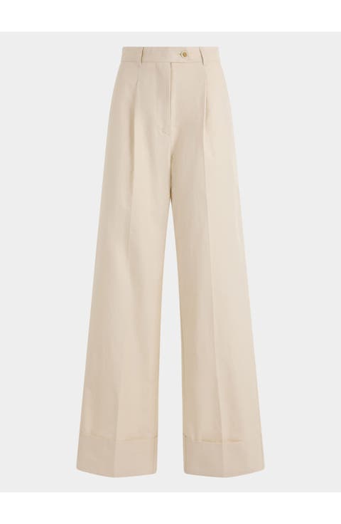 Tennis Collection Trousers in Cotton