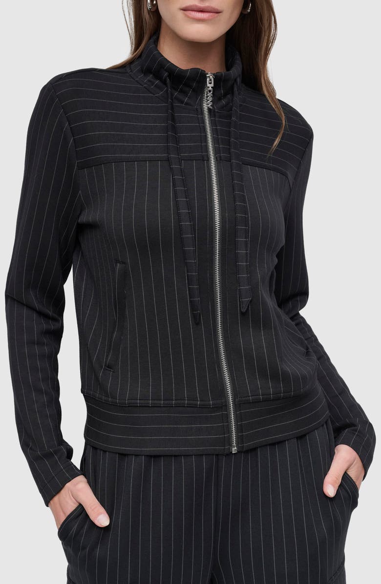 DKNY Mixed Pinstripe Jacket, Alternate, color, 