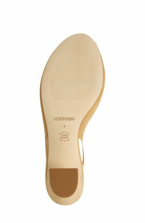 Bernardo Footwear Adell Peep Toe Slingback In Brown