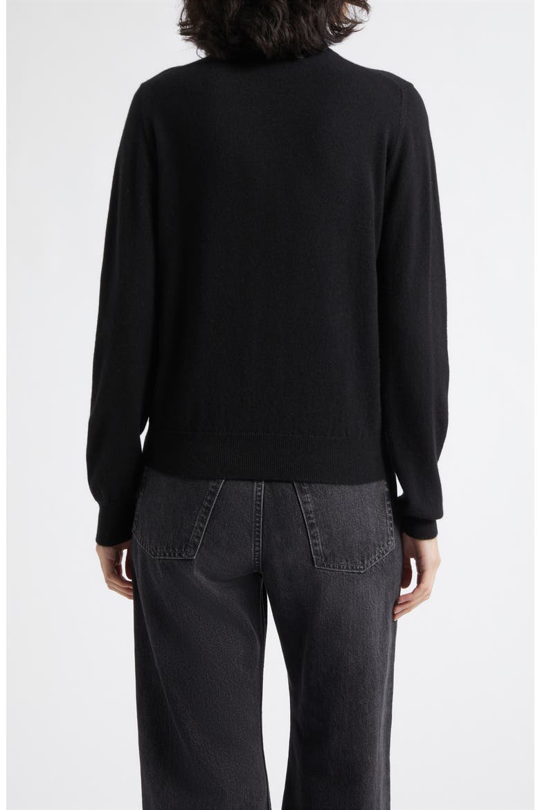 Iris Cashmere Turtleneck Sweater, Alternate, color, BLACK