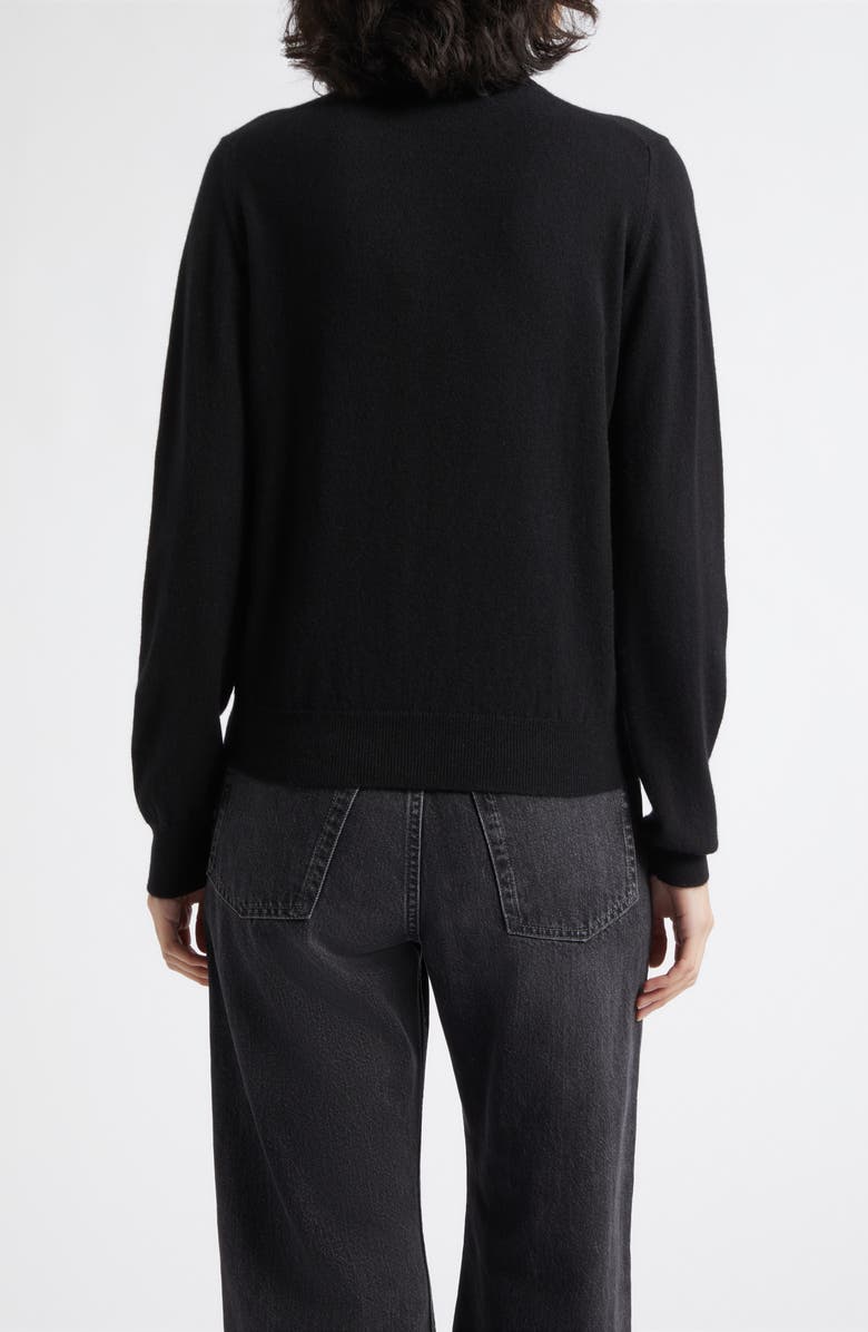Johnstons of Elgin Iris Cashmere Turtleneck Sweater, Alternate, color, Black