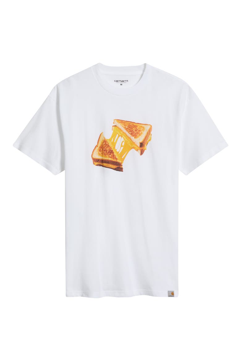 Cheese Toast Graphic T-Shirt, Alternate, color, WHITE