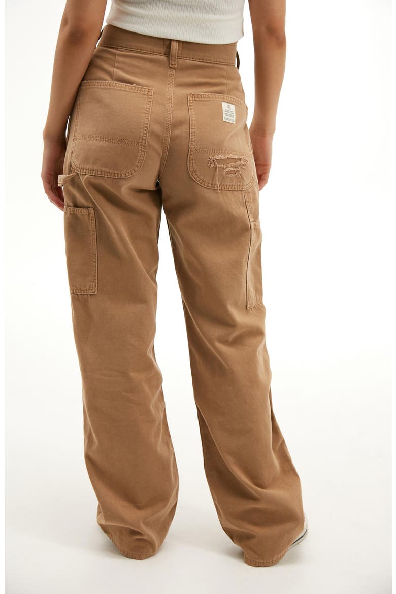 Distressed Cargo Pants, Alternate, color, TAWNY BIRCH