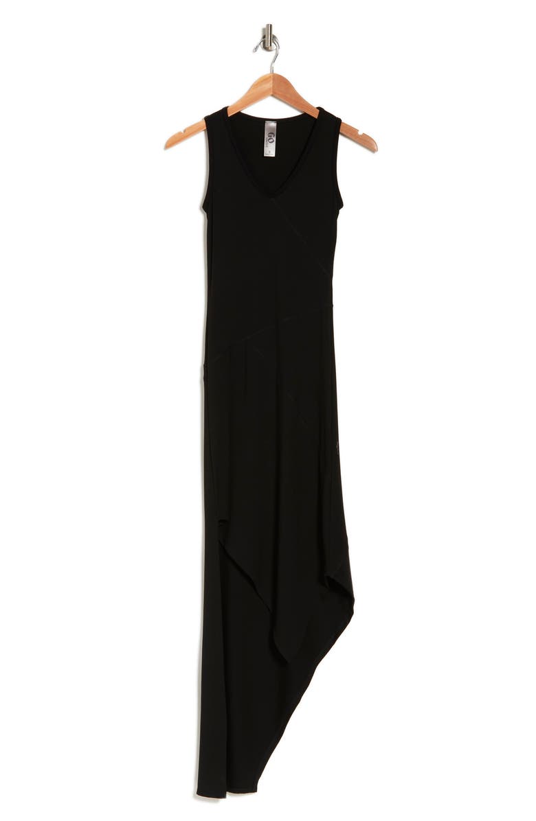GO COUTURE Ribbed High-Low Tank Dress, Alternate, color, 