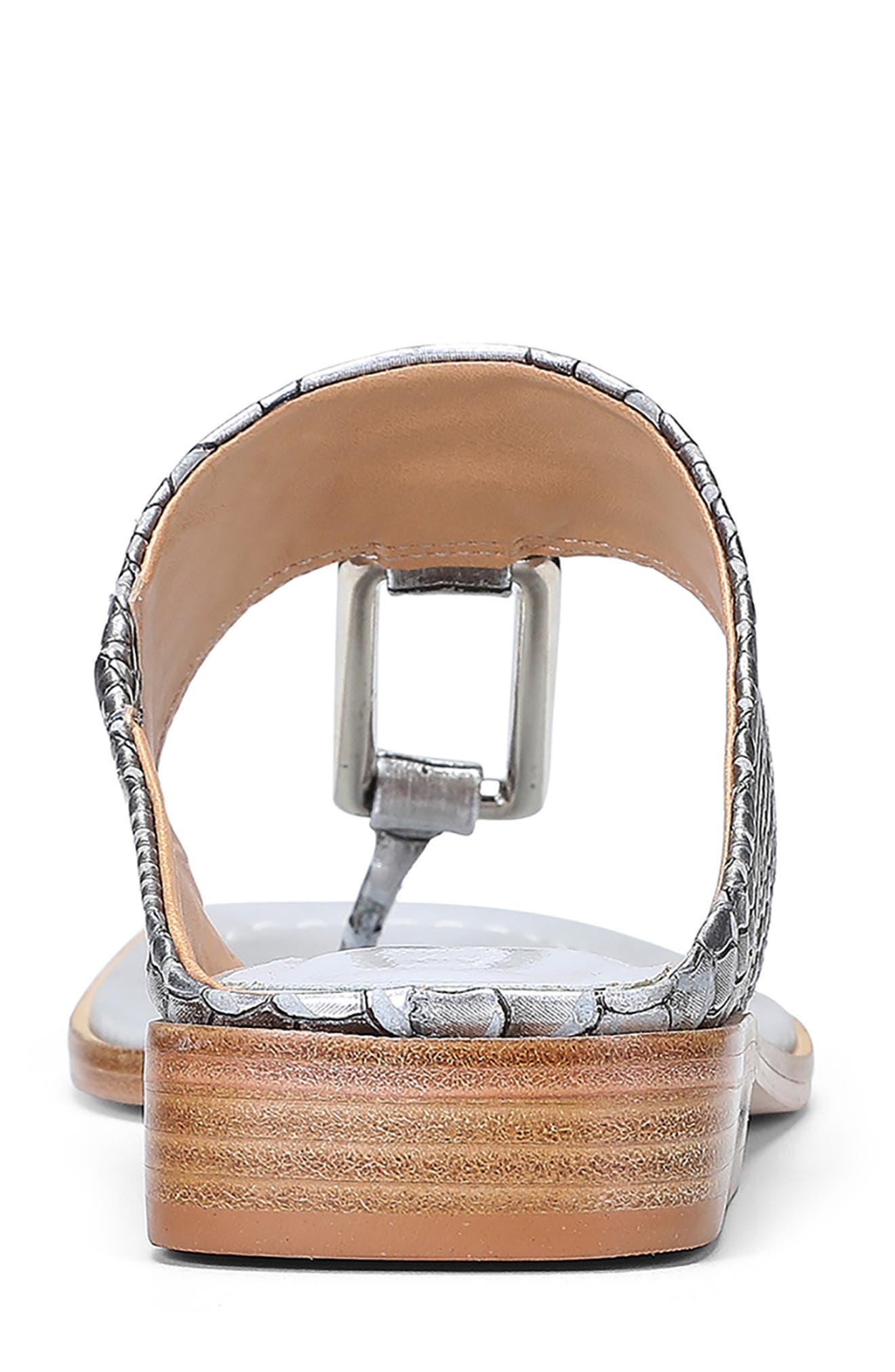 Loonie Leather Flip Flop, Alternate, color, LIGHT GRAY MULTI