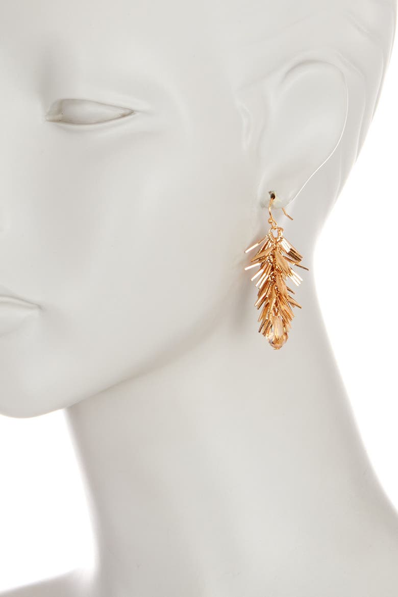 Skyla Cluster Earrings, Main, color, gold