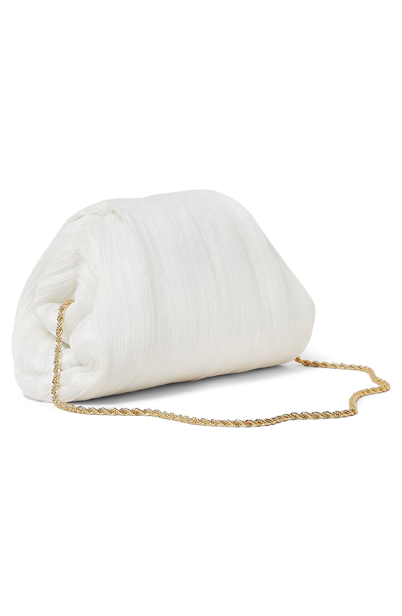 Bailey Half Moon Clutch, Alternate, color, PEARL