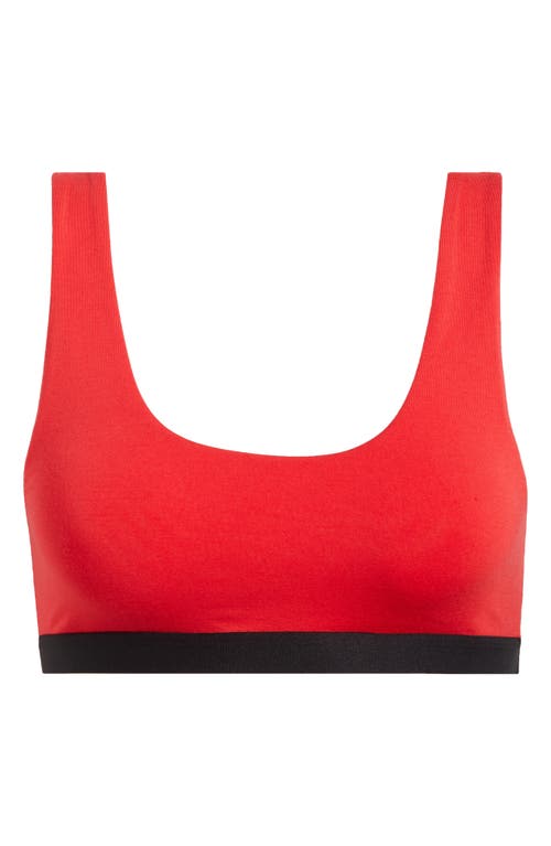 Meundies Print Bralette In Tomato