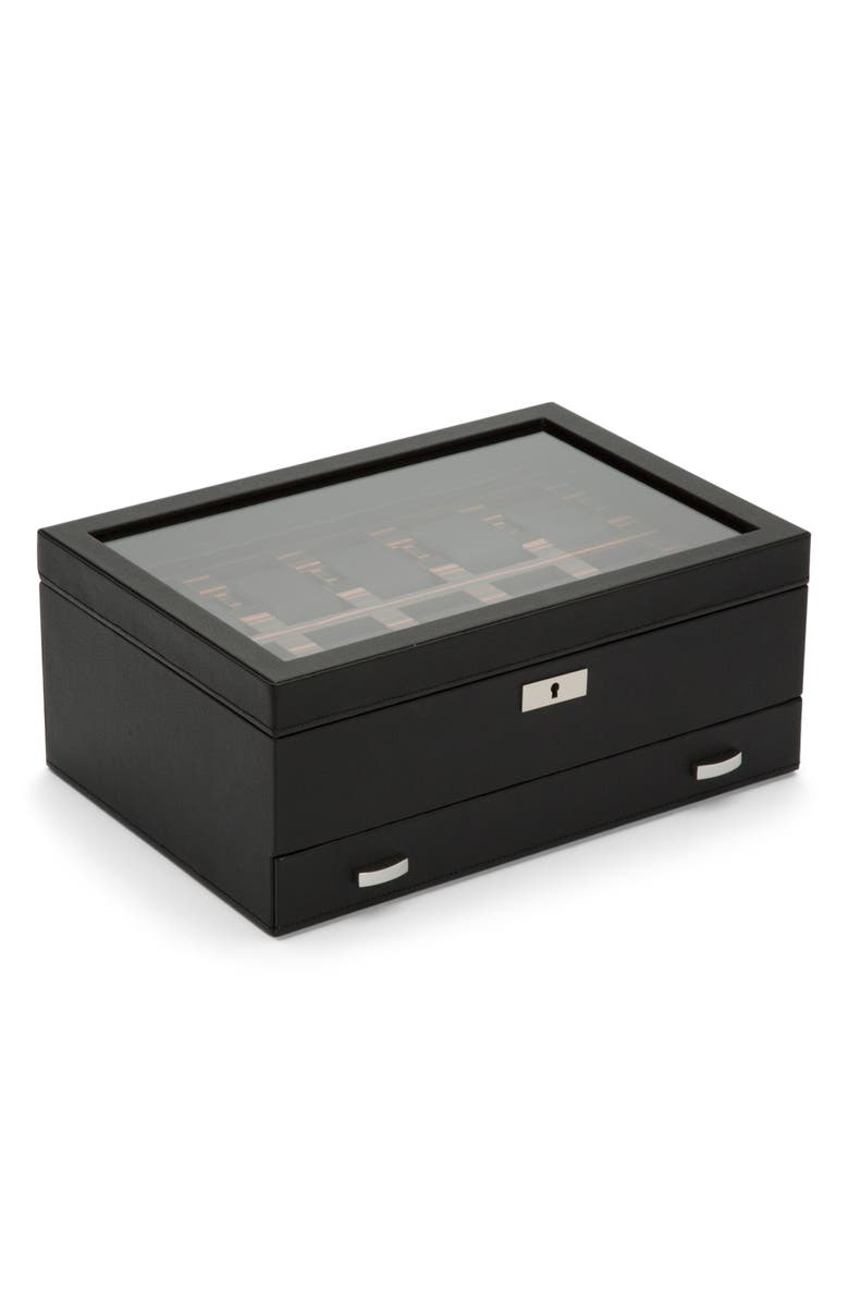 WOLF Roadster 10 Piece Watch Box with Drawer, Alternate, color,