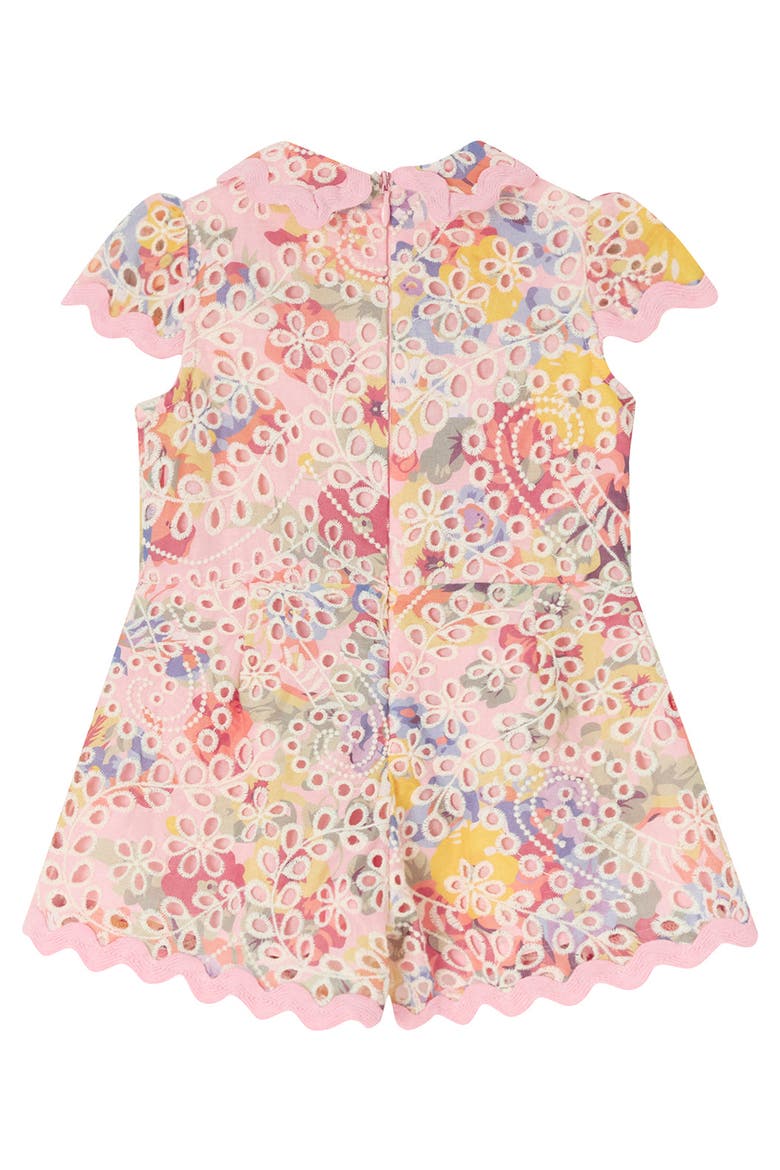 Alanna Embroidered Romper, Alternate, color, Floral