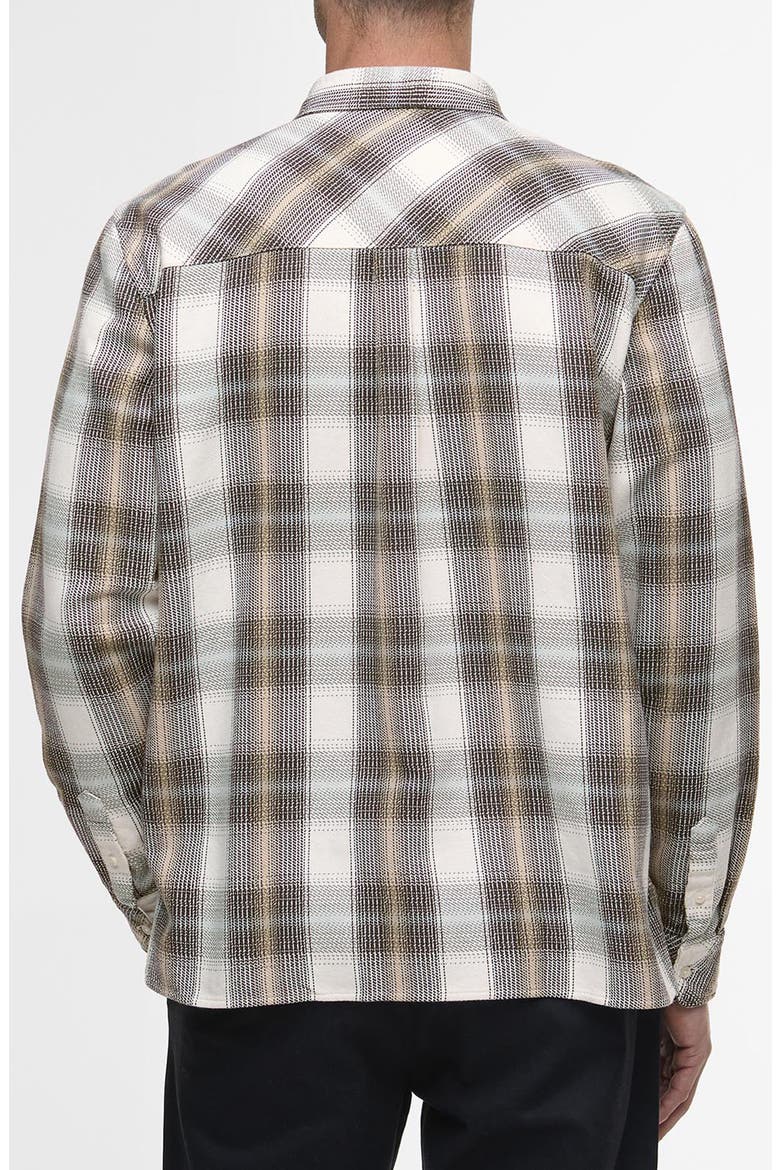 Hawthorn Plaid Brushed Cotton Button-Up Shirt, Alternate, color, WHISPER WHITE