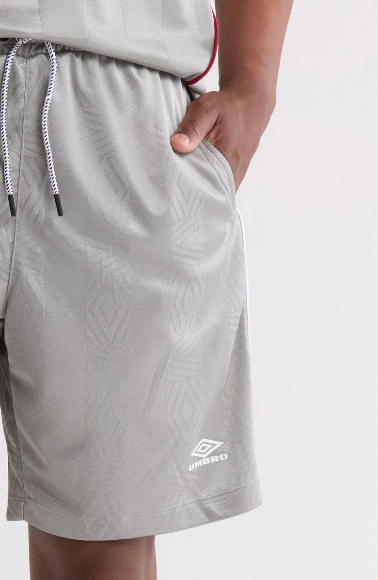 Umbro Football Shorts, Alternate, color, Silver Griffin