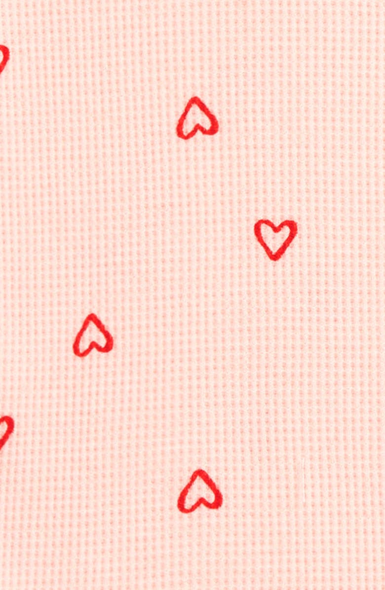 Rachel Parcell Thermal Fitted Two-Piece Pajamas, Alternate, color, 