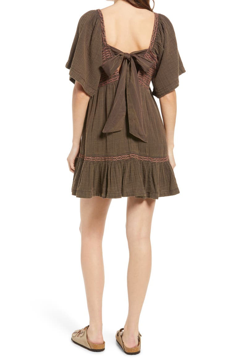 Easy to Love Minidress, Alternate, color, ESPRESSO BEANS