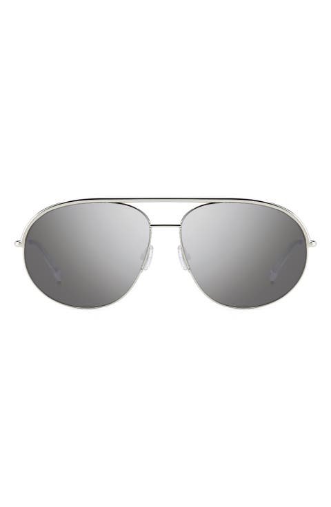 62mm Oversize Navigator Sunglasses