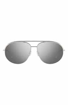 62mm Oversize Navigator Sunglasses