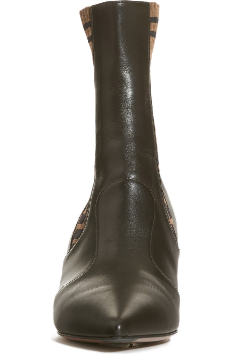 Fendi Rockoko Pointy Toe Bootie, Alternate, color,