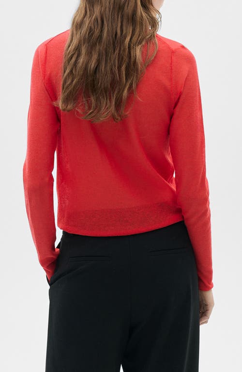Mango Turtleneck Sweater In Red