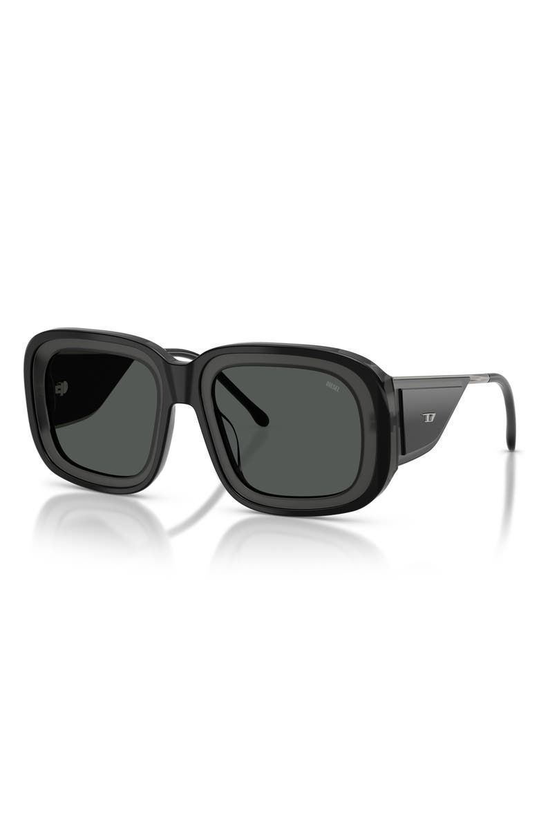 DIESEL<sup>®</sup> 52mm Square Sunglasses, Alternate, color, 