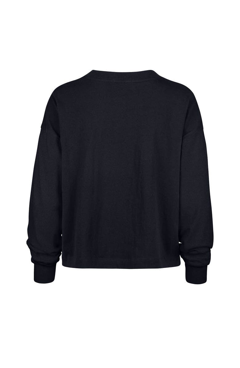 '47 Women's '47 College Navy Seattle Seahawks Muse Sydney Long Sleeve Cropped T-Shirt, Alternate, color, College Navy