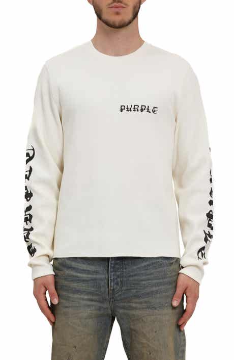 PURPLE BRAND Long Sleeve Thermal Graphic T-Shirt